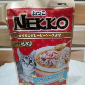 Nekko Tuna Topping Kanikama in Gravy Wet Cat Pouch