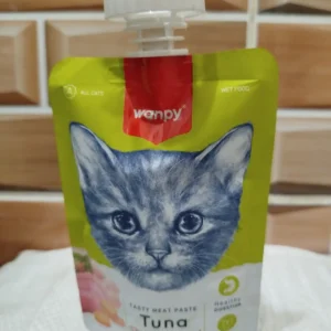 Wanpy Tasty Meat Paste Pouch Tuna, Chicken & Carrot 90gm